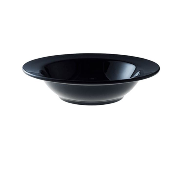 Truyts bord diep - Ø317x75mm - Zwart - Van Erkel Winkelmaterialen