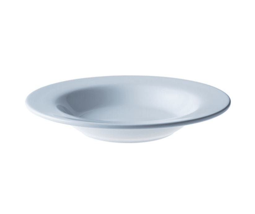 Truyts bord ondiep - Ø255x45mm - Wit - Van Erkel Winkelmaterialen