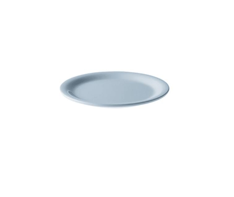 Truyts bord plat - Ø188x18mm - Wit - Van Erkel Winkelmaterialen