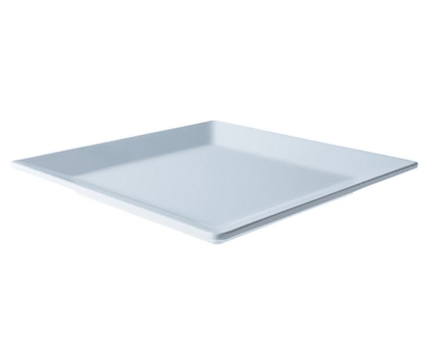 Truyts bord vierkant - 267x267x32mm - Wit - Van Erkel Winkelmaterialen