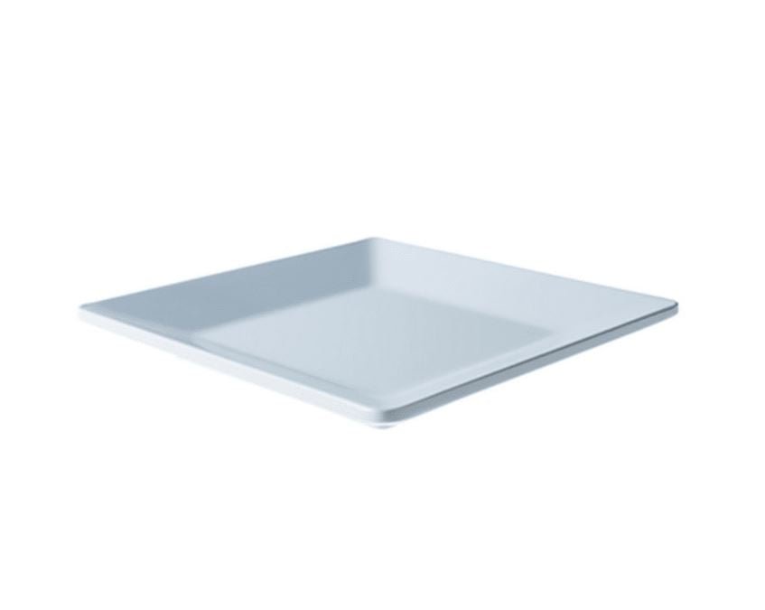 Truyts bord vierkant - 210x210x26mm - Wit - Van Erkel Winkelmaterialen