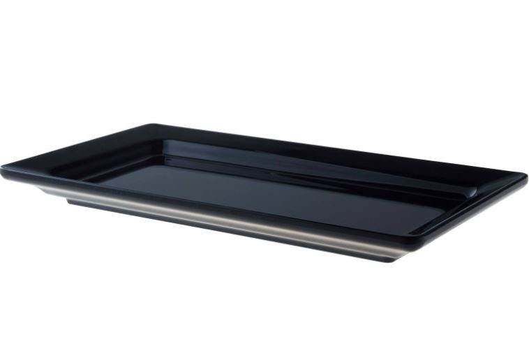 Truyts GN bord - 325x176x29mm (GN1/3) - Zwart - Van Erkel Winkelmaterialen