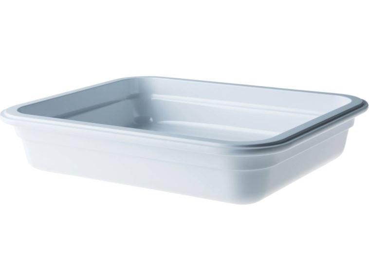 Truyts GN schaal - 325x265x65mm (GN1/2) - Wit - Van Erkel Winkelmaterialen