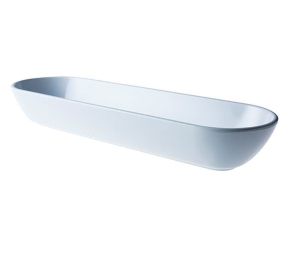 Truyts schaal ovaal - 508x155x75mm - Wit - Van Erkel Winkelmaterialen