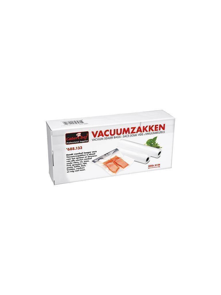 Vacuumzakken (2st) - 300mm - Transparant - Van Erkel Winkelmaterialen