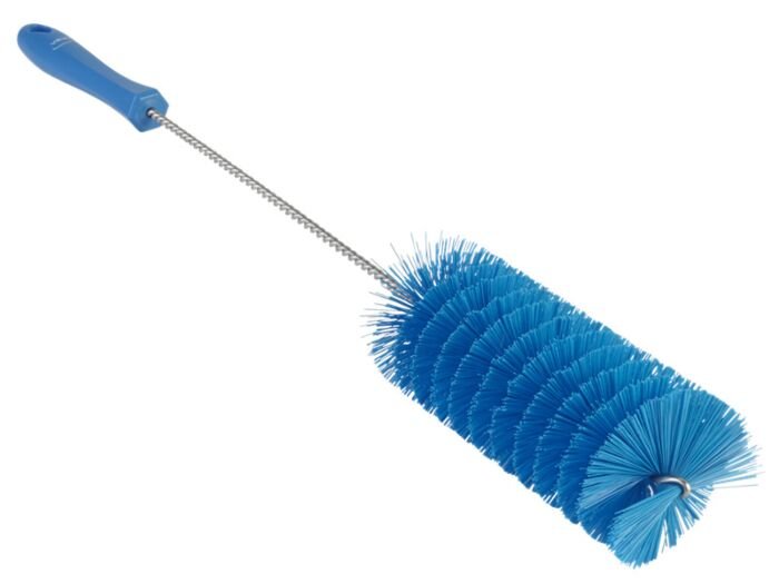 Vikan pijpenborstel - Ø60mm - Blauw - Van Erkel Winkelmaterialen