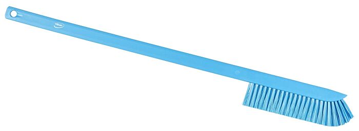 Vikan precisieborstel (lange steel) - 600x60x15mm - Blauw - Van Erkel Winkelmaterialen
