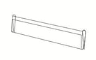 Vitrine houder S-vorm - 1mm - 85x54mm - Van Erkel Winkelmaterialen