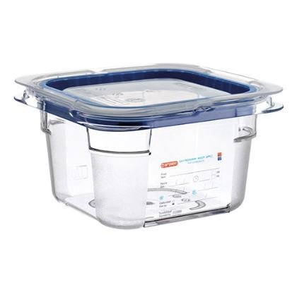Voorraadbak Polycarbonaat - GN1/6 176x162x100mm - Van Erkel Winkelmaterialen