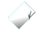 Voorzetplaat/Schutvel (binnen lijsten) - 210x297mm (A4) - Transparant - Van Erkel Winkelmaterialen