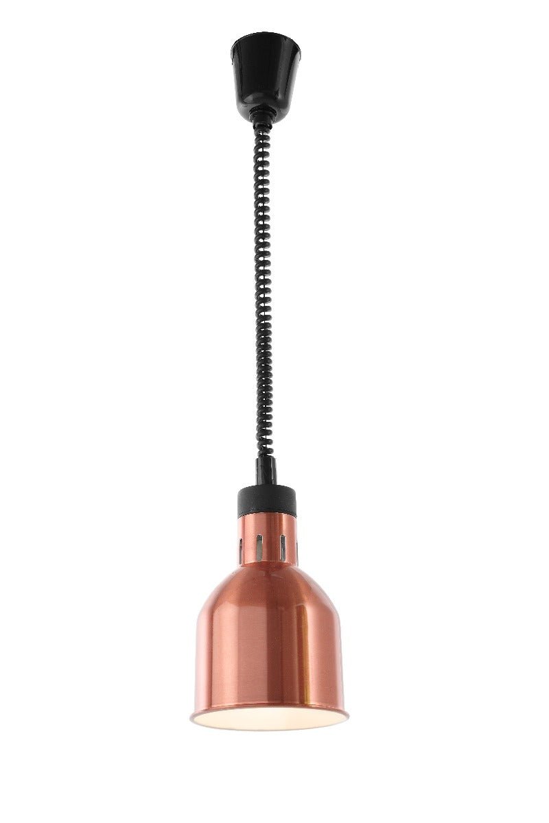 Warmtelamp cilindrisch - Ø175x250mm - Koper - Van Erkel Winkelmaterialen