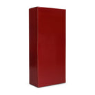 Wijnflesdoos rood (1 fles) - 80x80x360mm - Van Erkel Winkelmaterialen